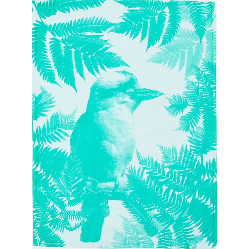 Tea Towel | Kooka Fern | Turquoise