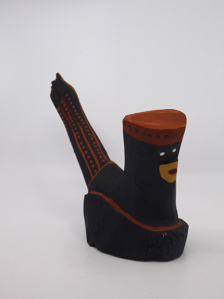 Sculpture | Black Cockatoo carving by Raphaelina Babui | Ngaruwanajirri Inc