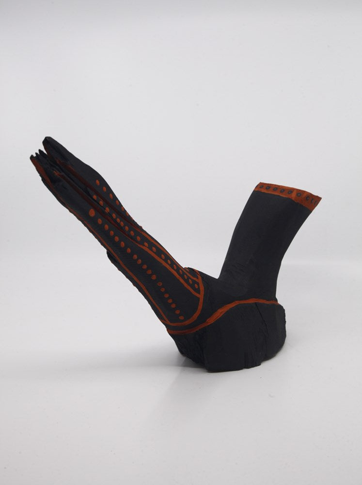 Sculpture | Black Cockatoo carving by Raphaelina Babui | Ngaruwanajirri Inc