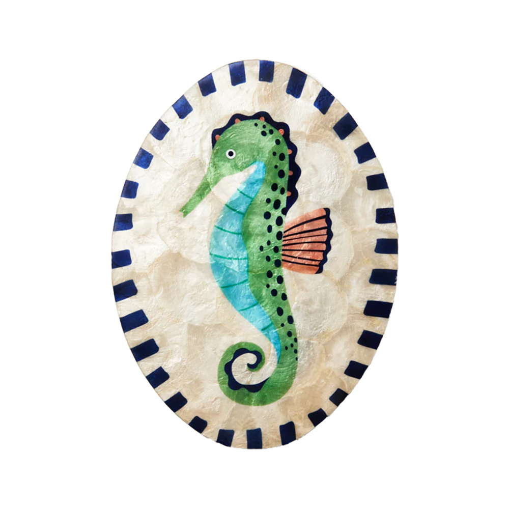 Wall tile | Seahorse | Capiz shell