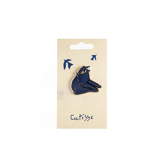 Enamel pin | Catisse blue