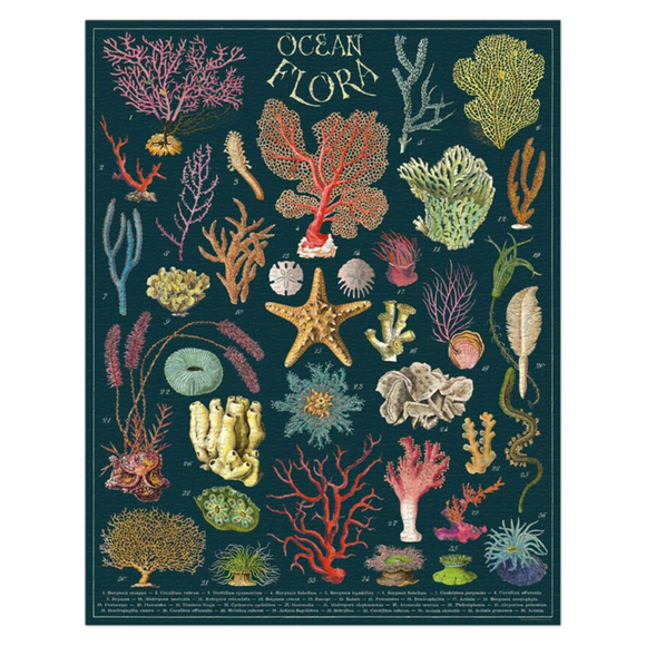 Puzzle | Vintage ocean flora | 1000 pieces