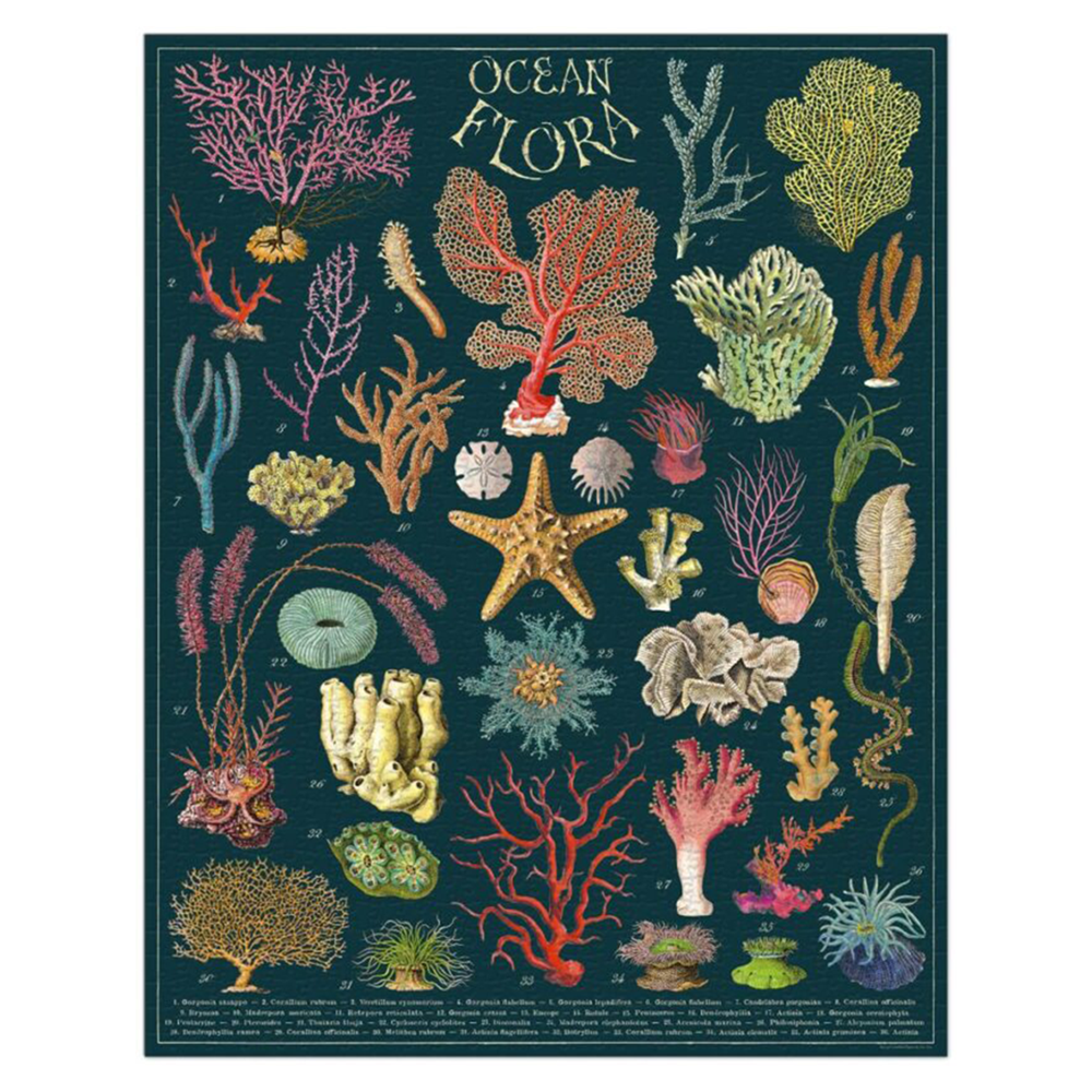 Puzzle | Vintage ocean flora | 1000 pieces