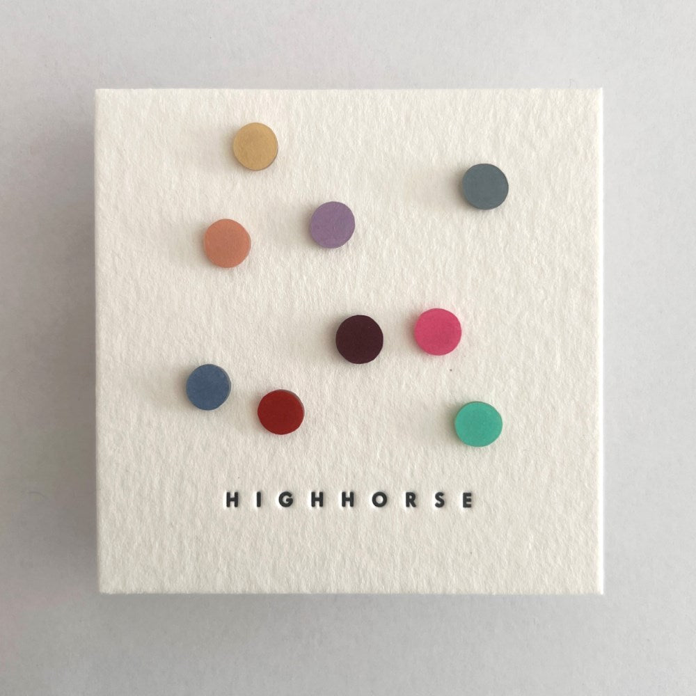 Earrings | Confetti studs | Highhorse | set of 9
