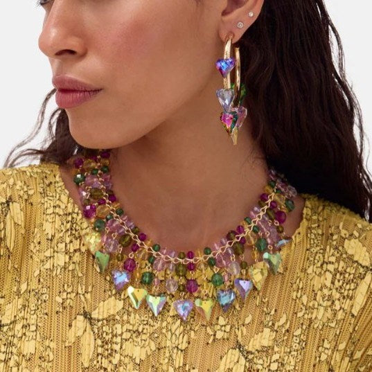 Necklace | Rainbow Heart | Romance Was Born