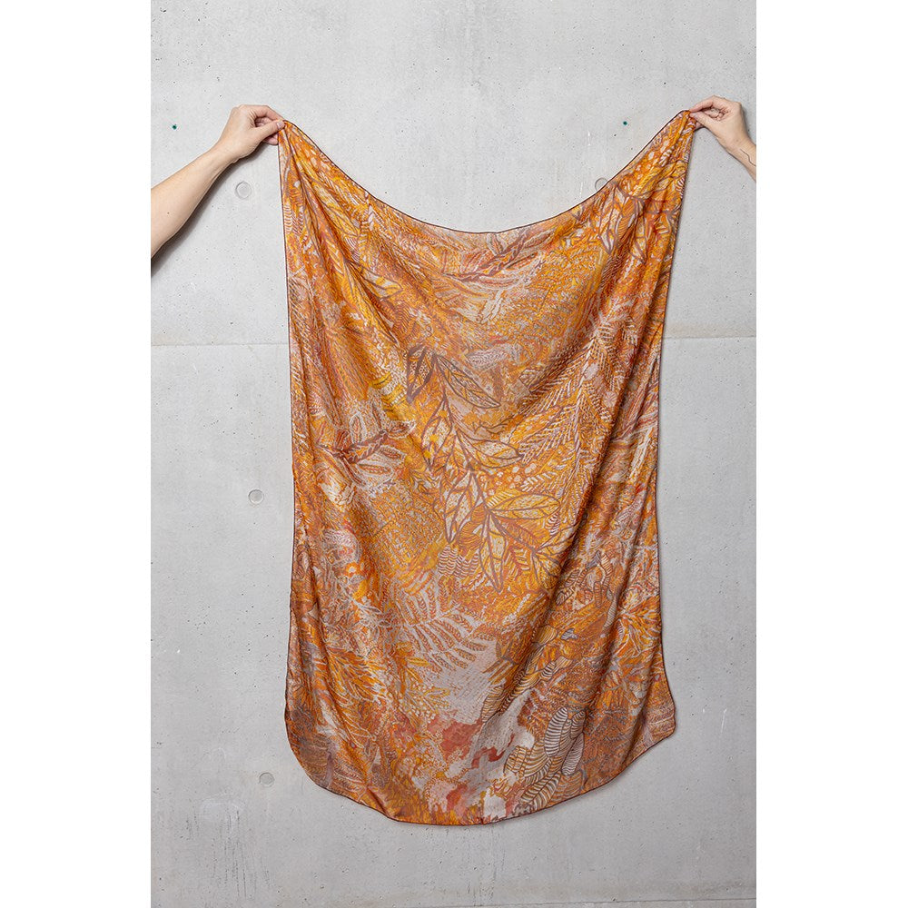 Scarf | Silk Chiffon | Kira Kiro Country | Waringarri Arts