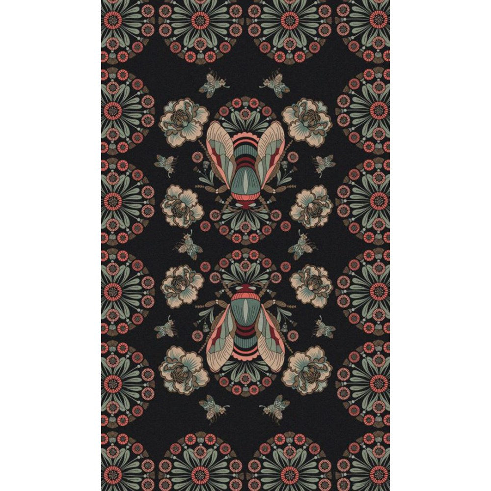 Tablecloth | Bees Knees | Black | Linen 150x250cm