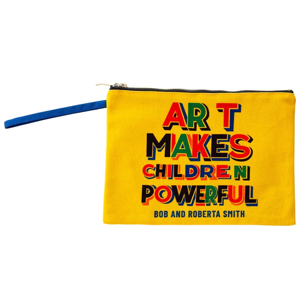 Zipper pouch | Art makes children powerful | Bob and Roberta Smith