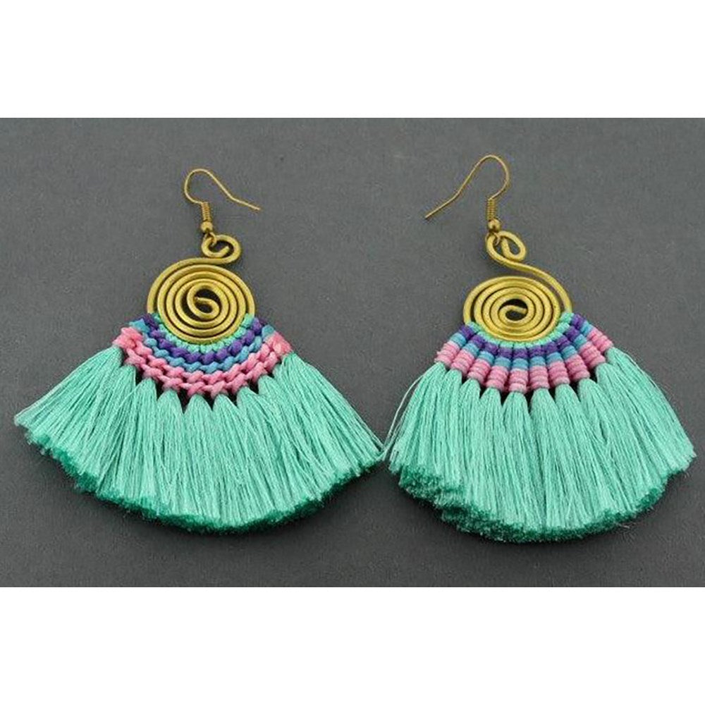 Earrings | Silk tassle | assorted colours