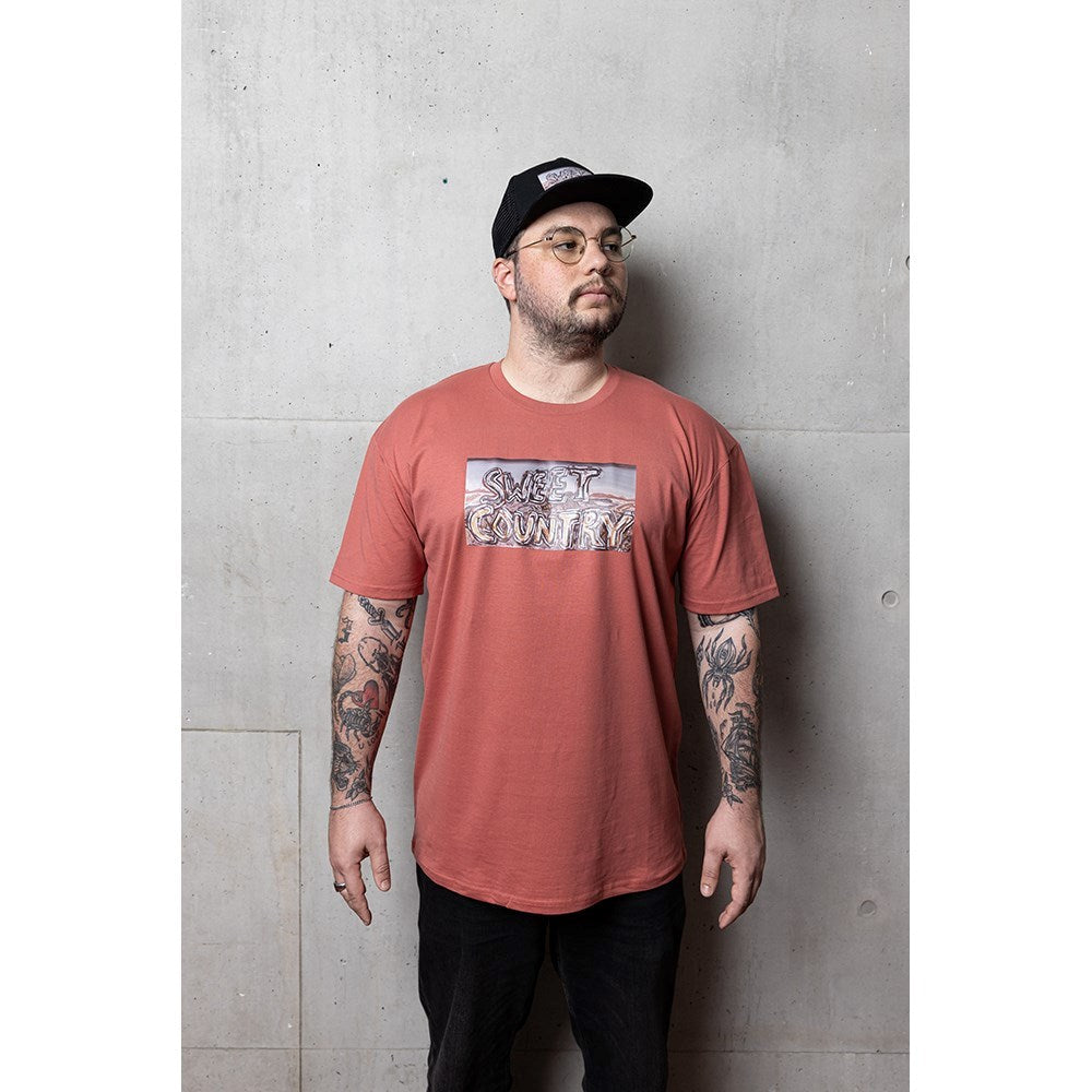 Tshirt | Sweet Country by David Brown | Waringarri Arts x MCA | nhoorrelng
