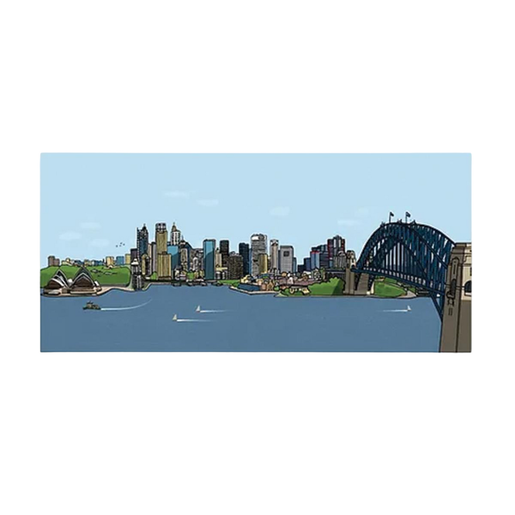 Print | Sydney Harbour & Skyline by Little City