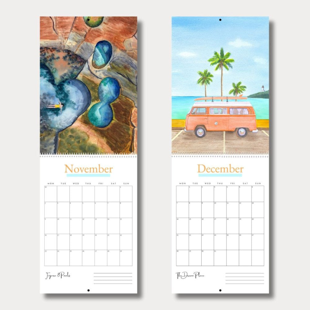 2026 Calendar | Colours of water by Cindy Schuele