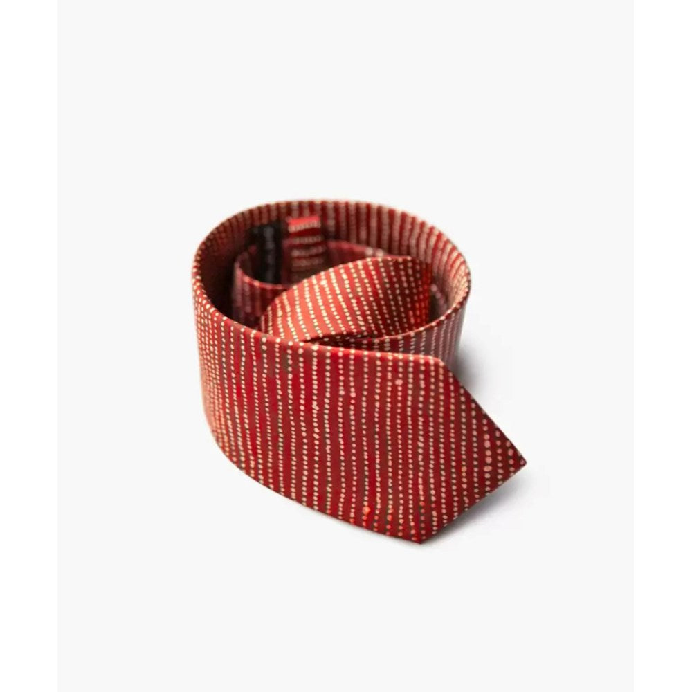 Tie | Silk | Hail at Kaakurutintjinya by Willy Tjungurrayi | One of Twelve