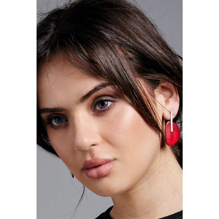 Earrings | palmera | tagua nut