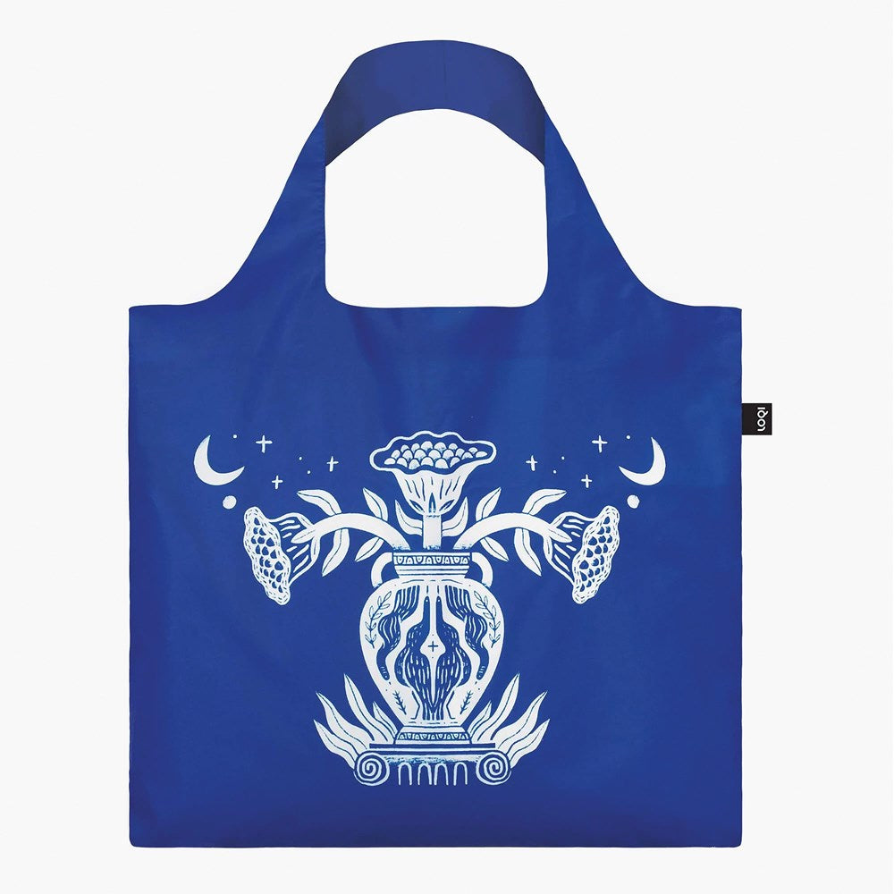 Reusable bag | Looking up by Mark Conlan | blue | LOQI