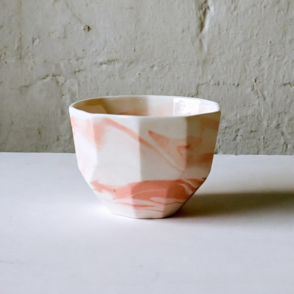 Gem cup | Marbled porcelain | Milly Dent