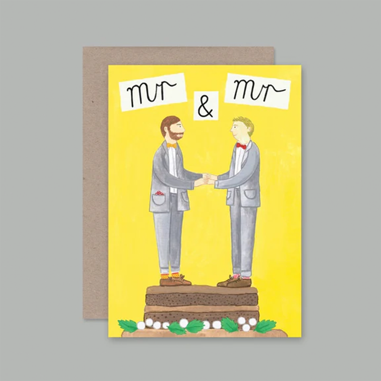 Greeting card | Mr & Mr | Wedding