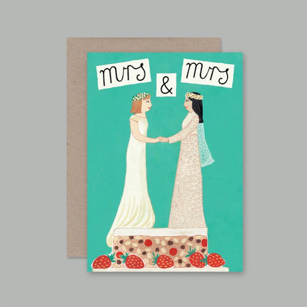 Greeting card | Mrs & Mrs | Wedding