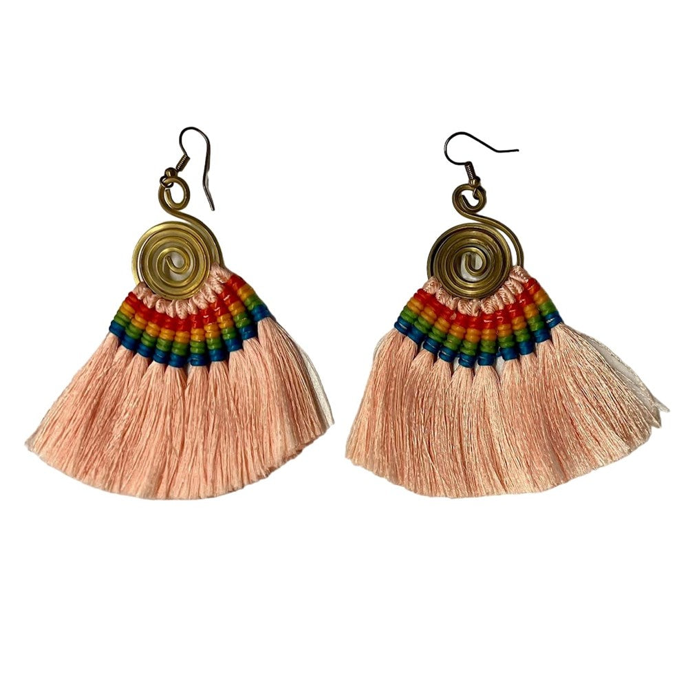 Earrings | Silk tassle | assorted colours