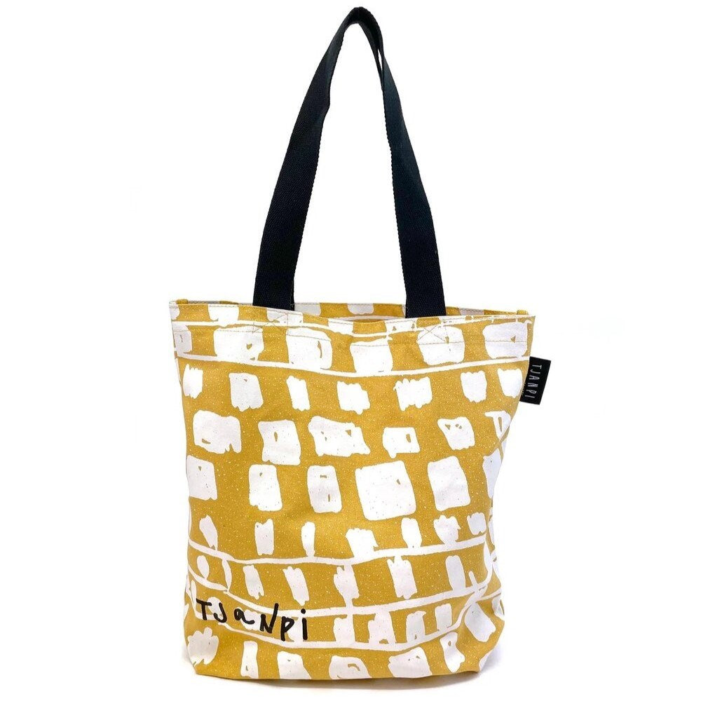 Tote bag | Margaret Smith | Tjanpi | Yellow