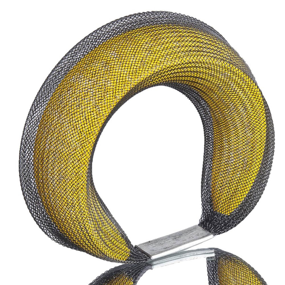 Bracelet | Double Mesh | Black & Yellow | Sophia Emmett