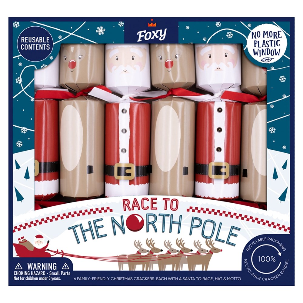 Christmas cracker | Set of 6 | Race to the North Pole