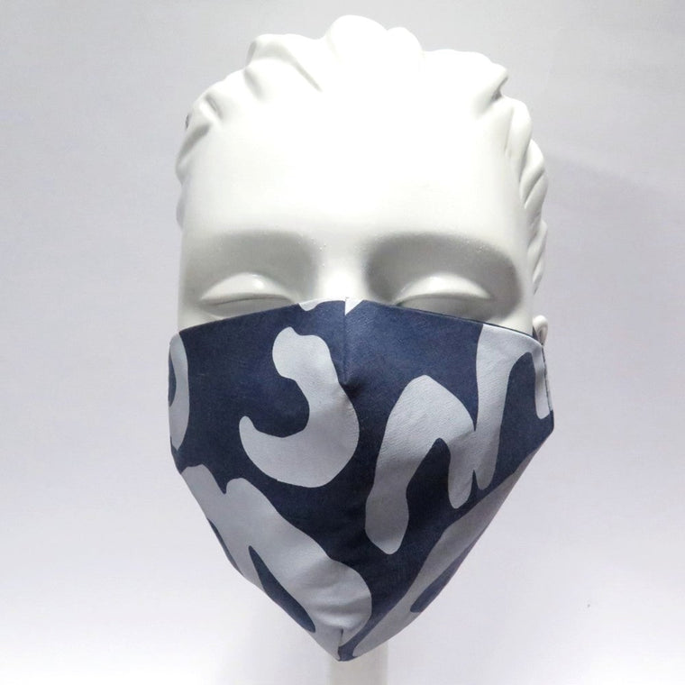 Face Mask | MCA x Ikuntji Artists | Women's Business by Mavis Marks | Blue | Assorted Sizes