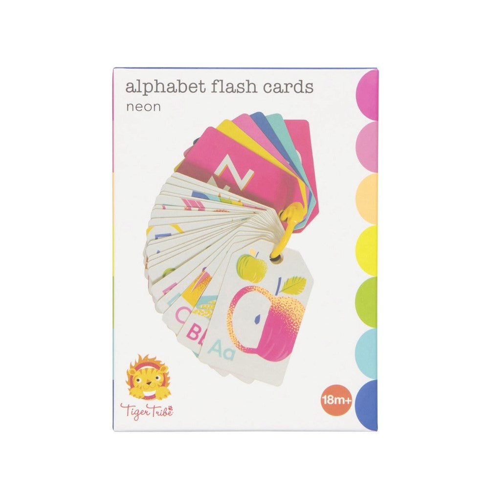 Flash Cards | Alphabet Neon | Early Learning