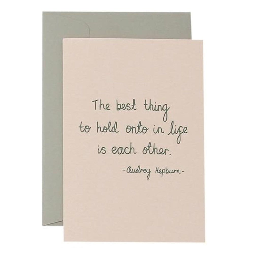 Greeting card | Audrey Hepburn quote |  All Occasions