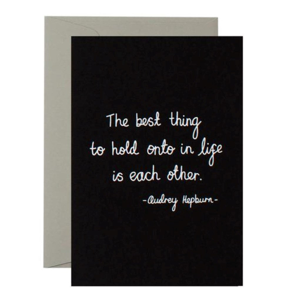 Greeting card | Audrey Hepburn quote |  All Occasions