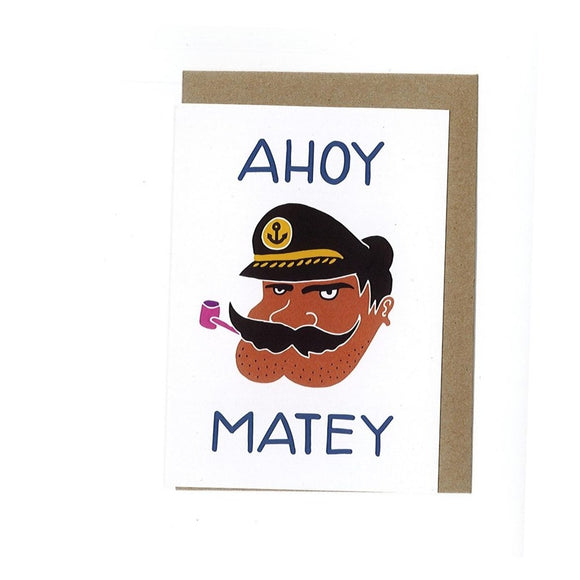 Greeting Card | Pirate | Ahoy Matey | All Occasions