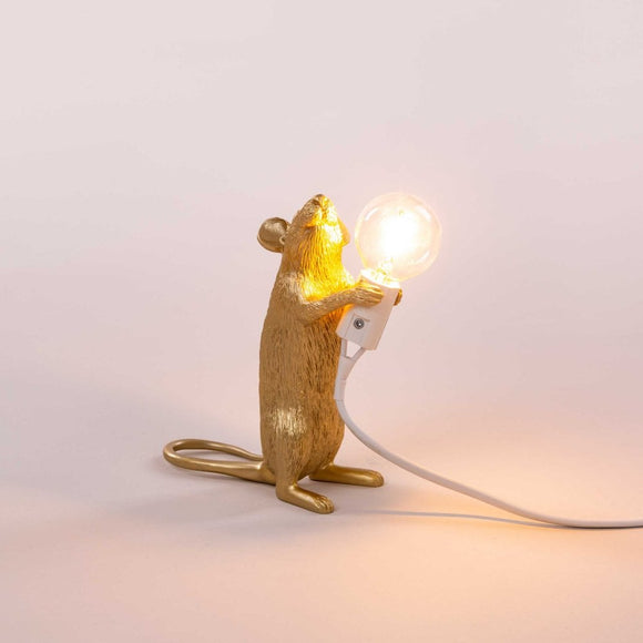 Lamp | Mouse | Gold