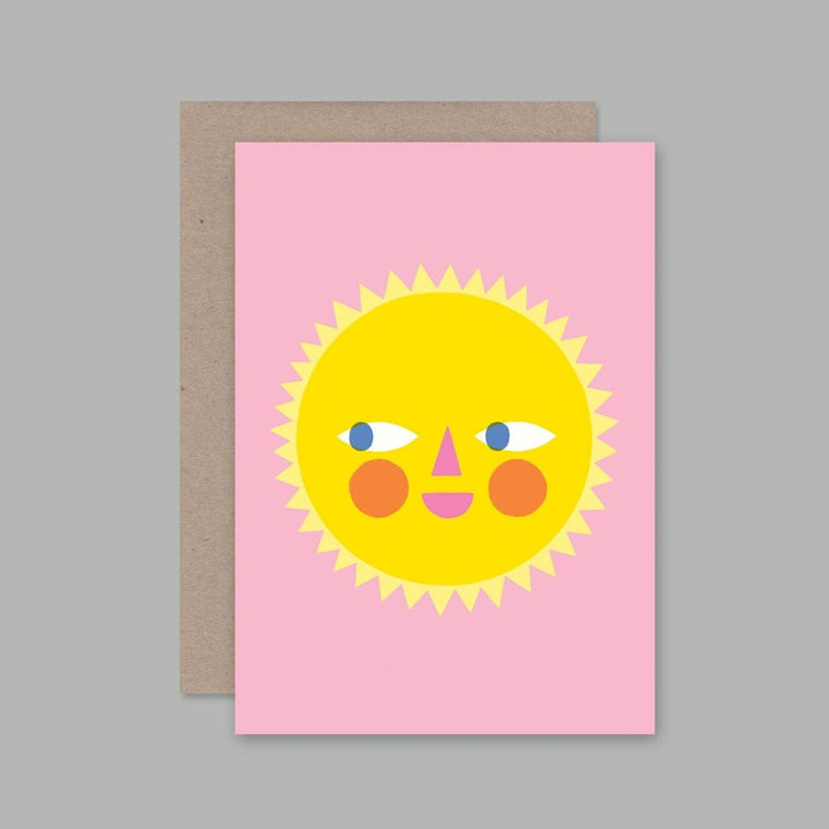 Greeting card | Sun face | All Occasions