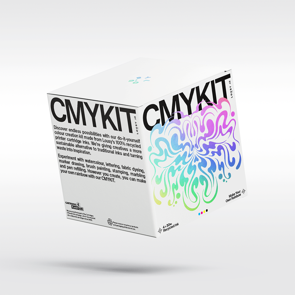 Ink bottle set | Lousy Ink | CMYKIT | 4 x 30ml