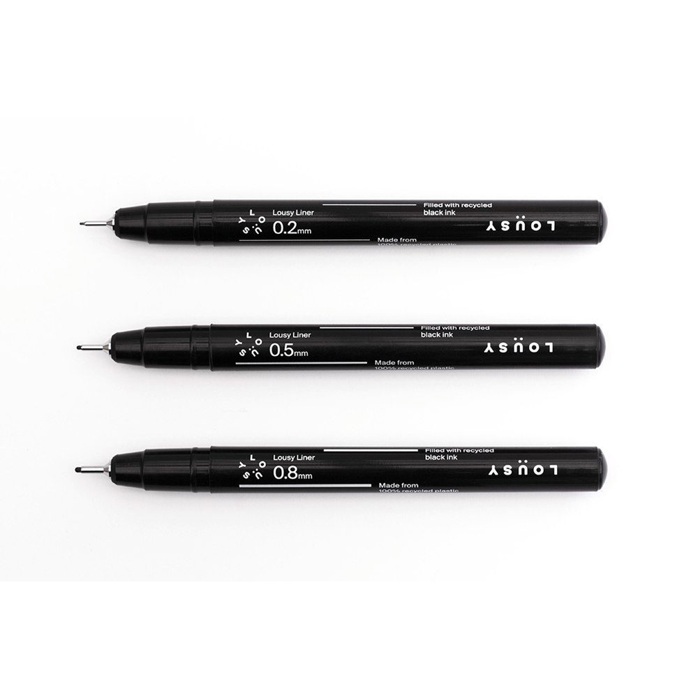 Pen | Lousy Liner | black | assorted weights