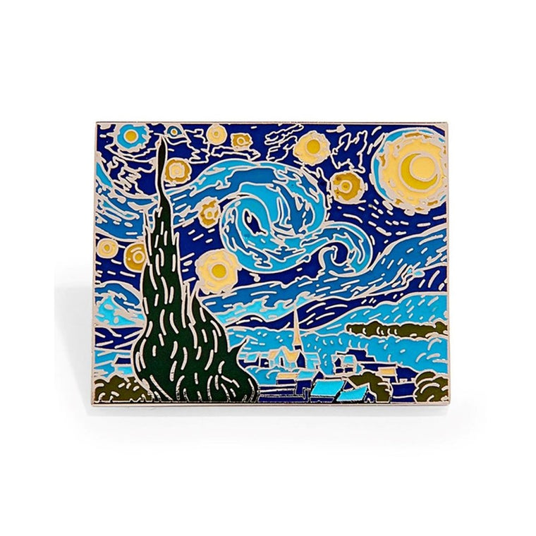 Pin | Enamel | Starry Night | Vincent Van Gogh | MoMA