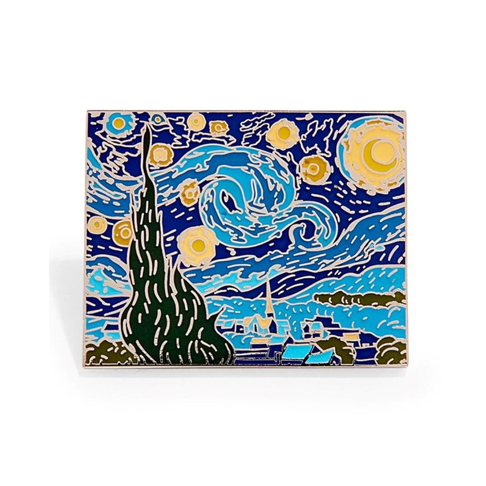 Pin | Enamel | Starry Night | Vincent Van Gogh | MoMA
