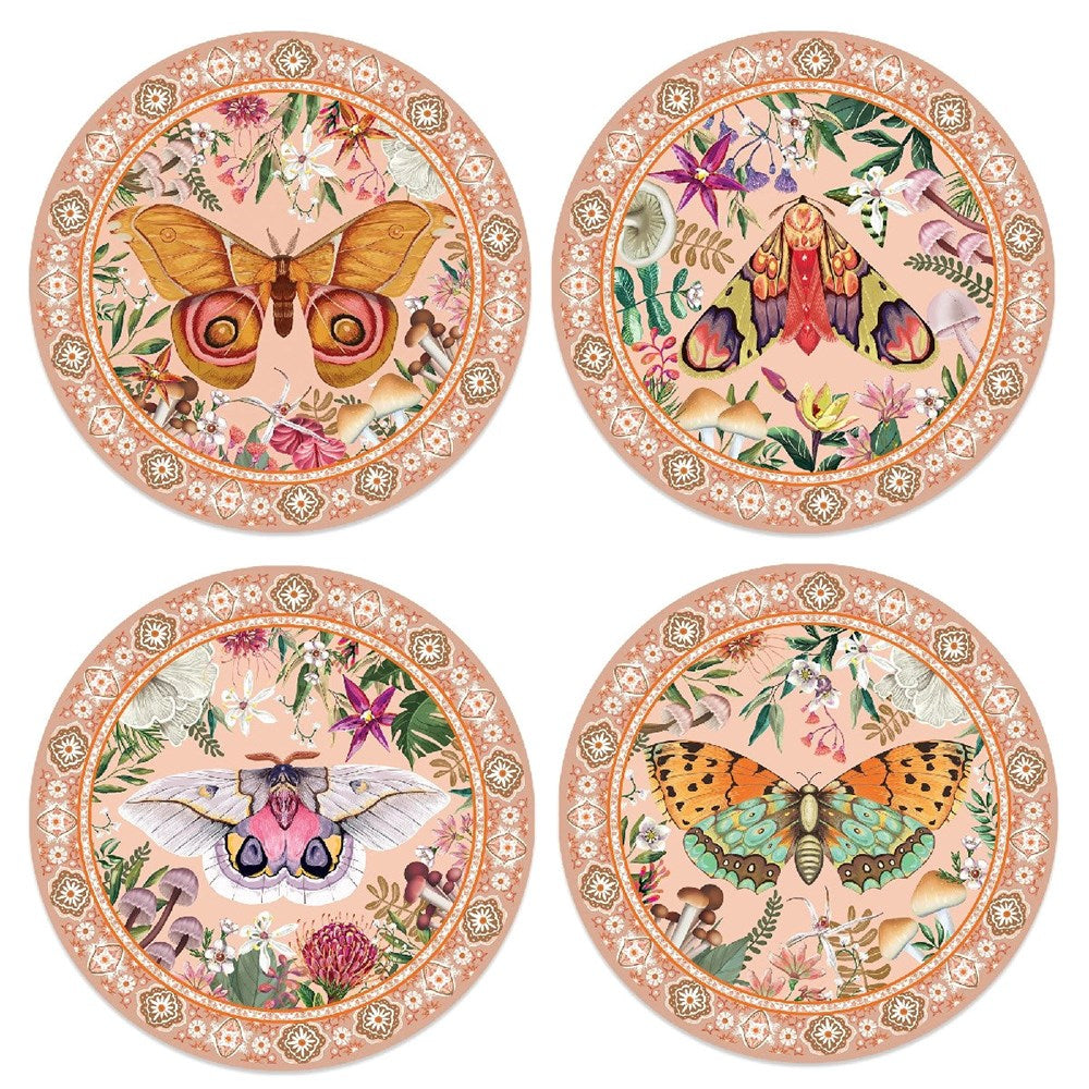 Plate | Field Trip | Assorted moth designs