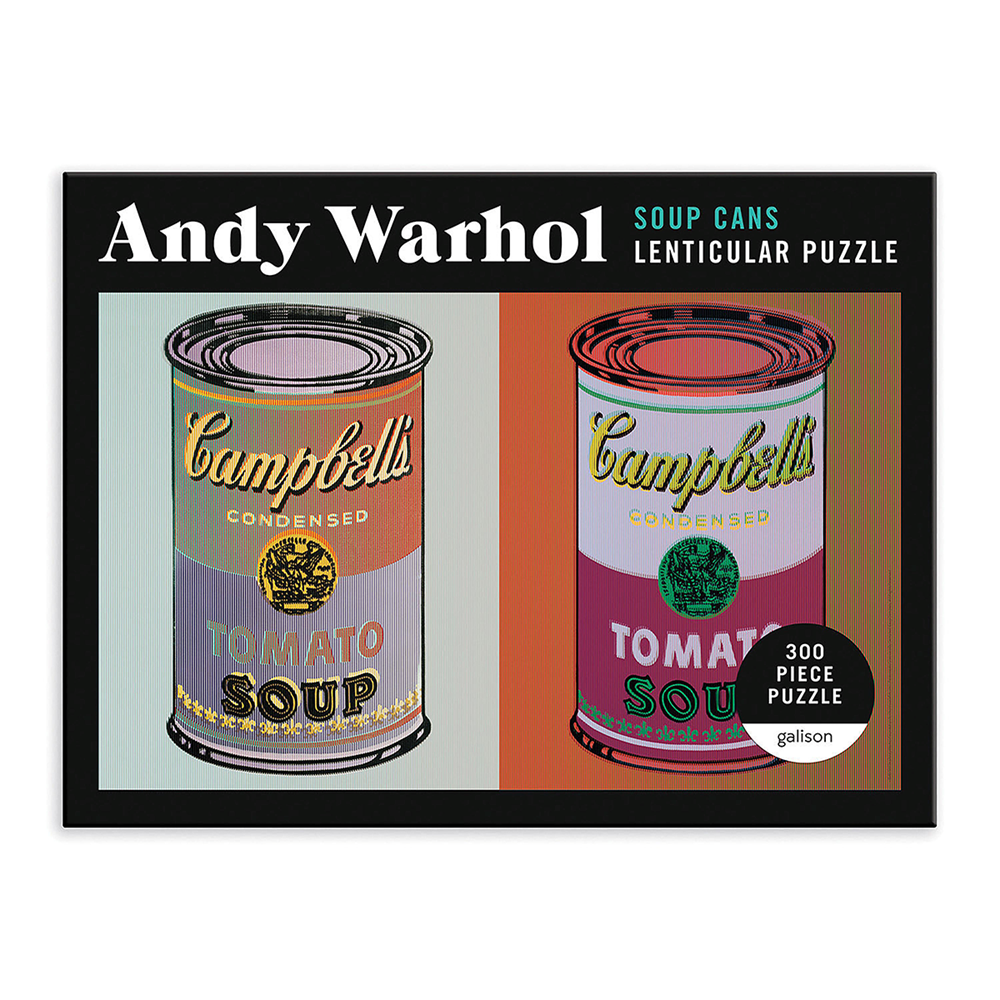 Puzzle | Andy Warhol Soup Can | lenticular | 300 pieces