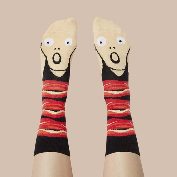 Socks | Screamy Ed The Scream | Adult sizes