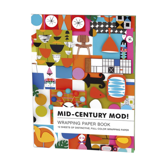 Wrapping Paper Book | Mid-Century Mod!