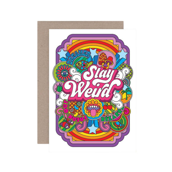 Greeting card | Stay weird | All occasions