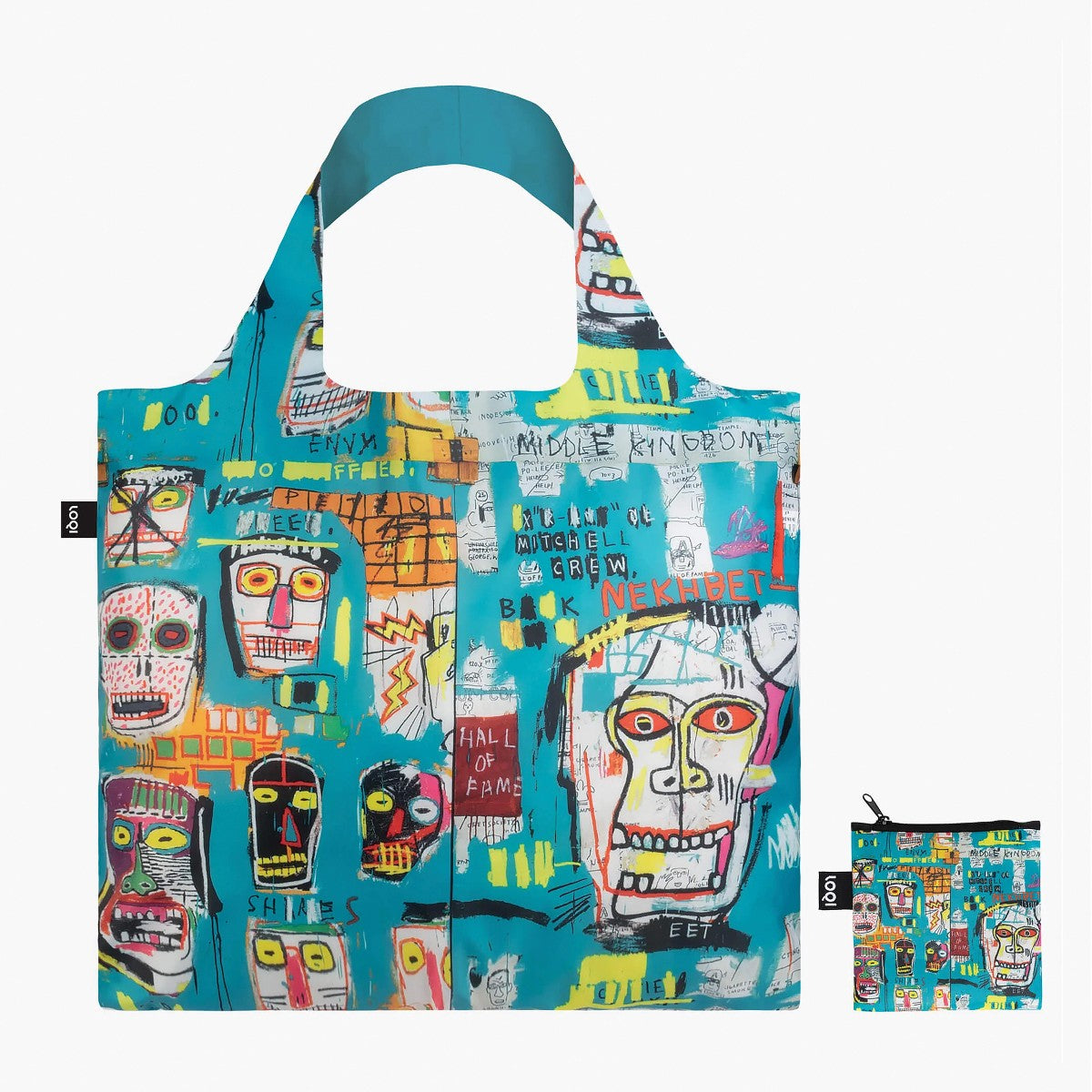 Shopping bag | LOQI | Skull by Jean Michel Basquiat