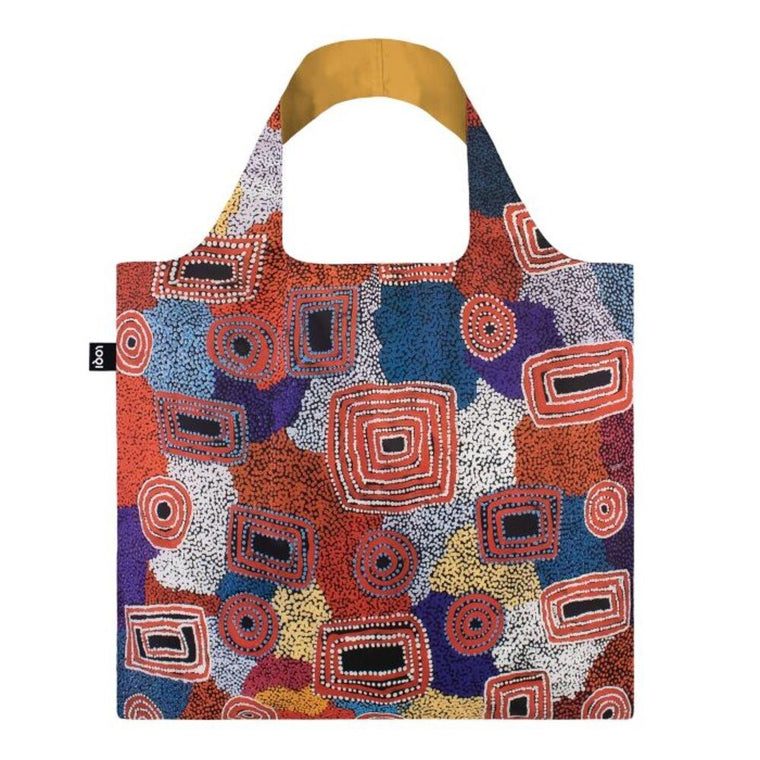 Shopping bag | LOQI | Water Dreaming by Ada Nangala Dixon
