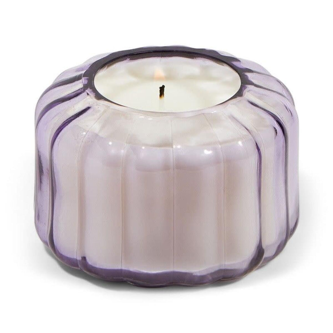 Candle | Paddywax ribbed glass | Salted iris