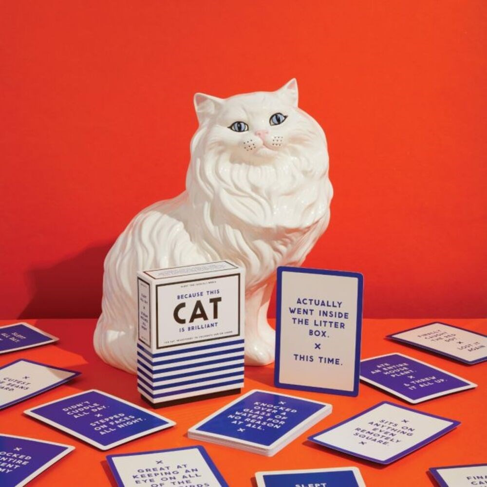 Milestone cards | Because this cat is embarrassing