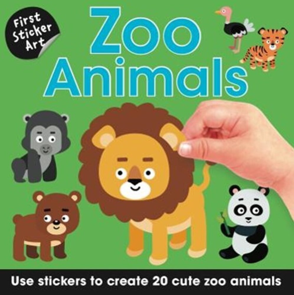 First Sticker Art: Zoo Animals | Author: Paul Calver