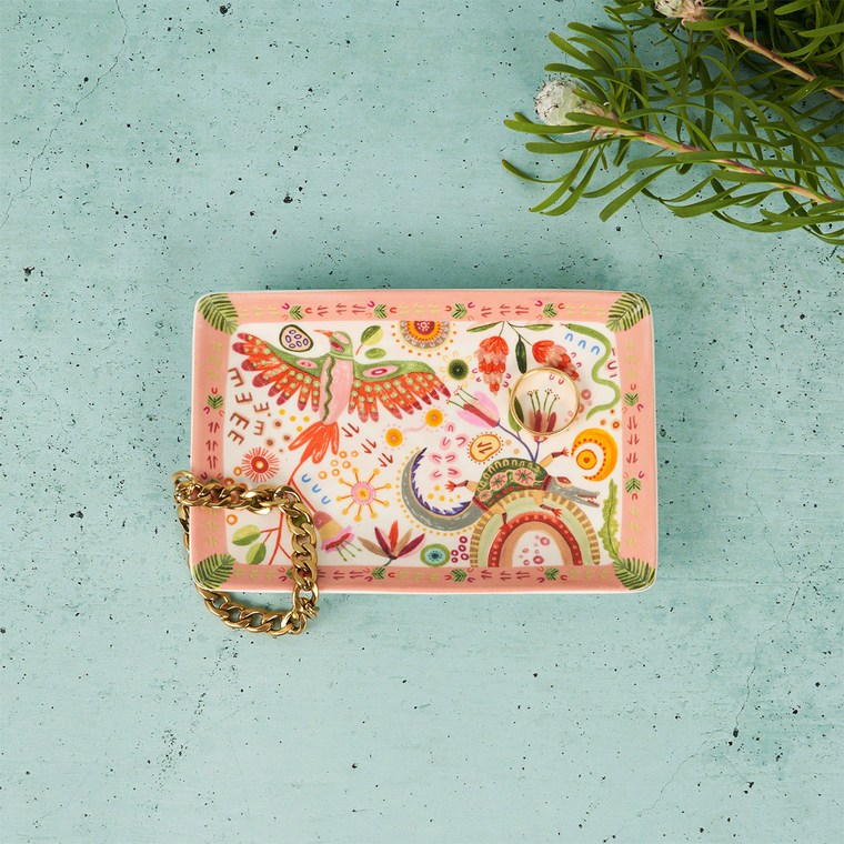 Tray | Gunjull Jagun | ceramic | rectangle