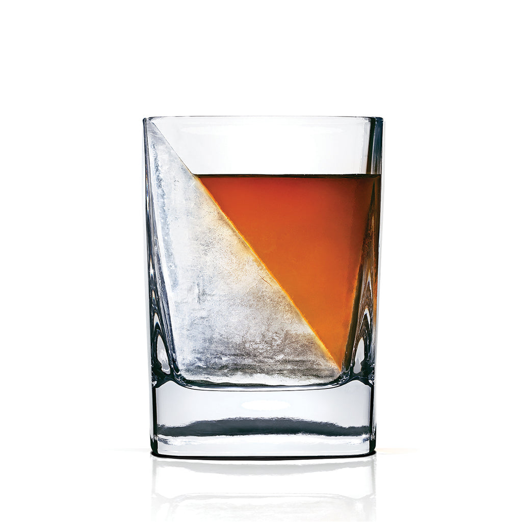 Glass & ice cube mold | Whisky Wedge