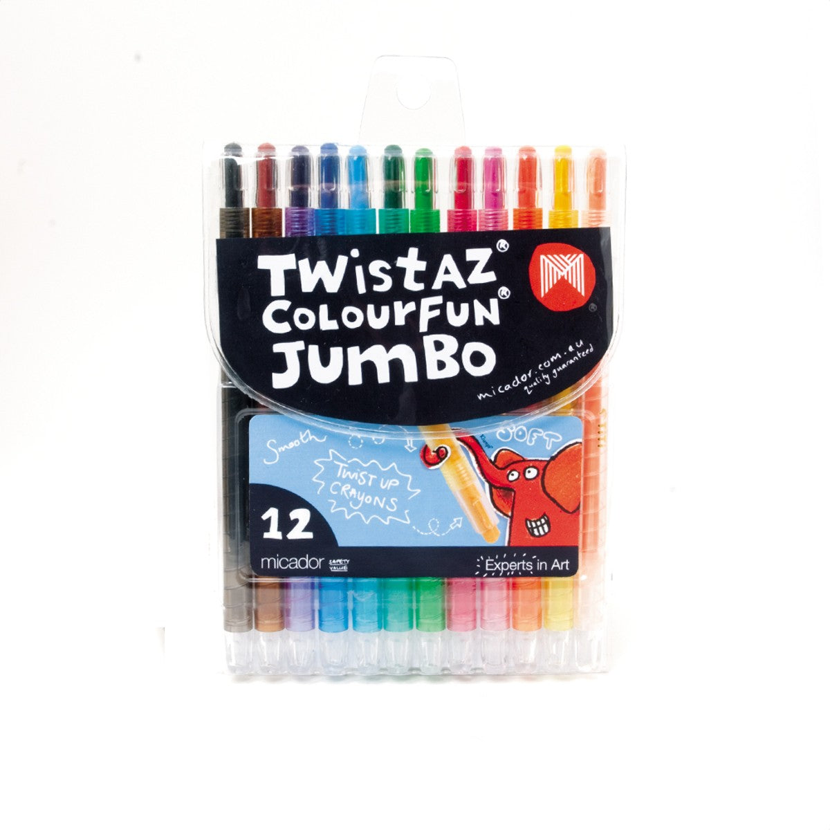 Jumbo Crayon Twistaz | Set of 12